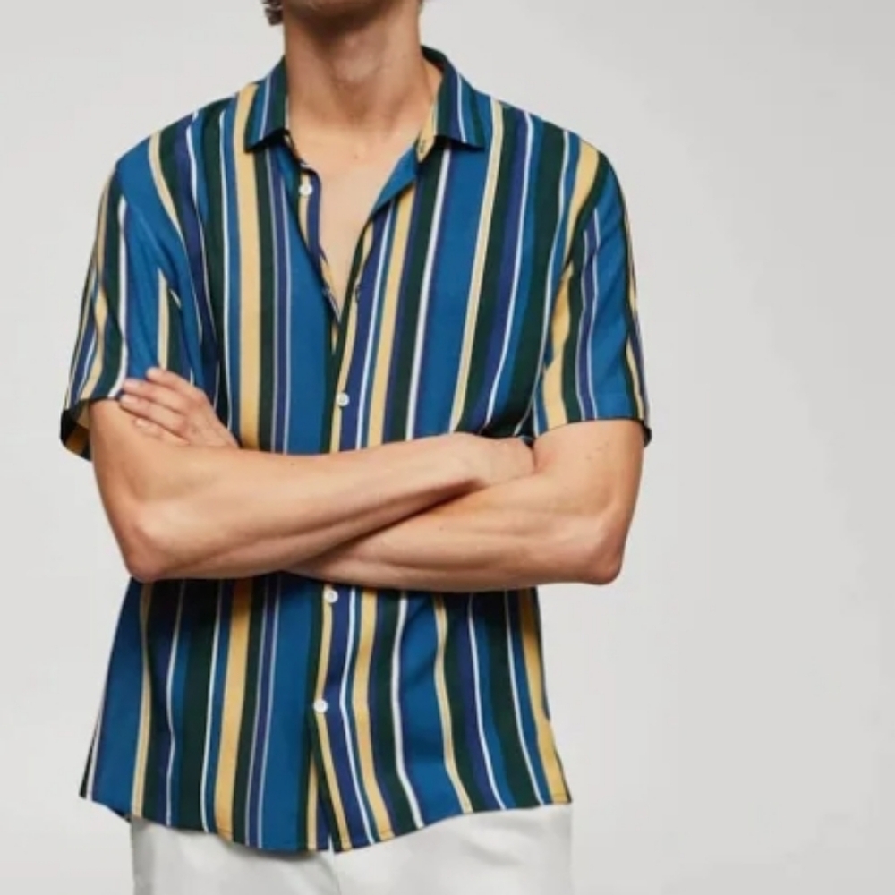 Nwts Cactus eco man button down shirt